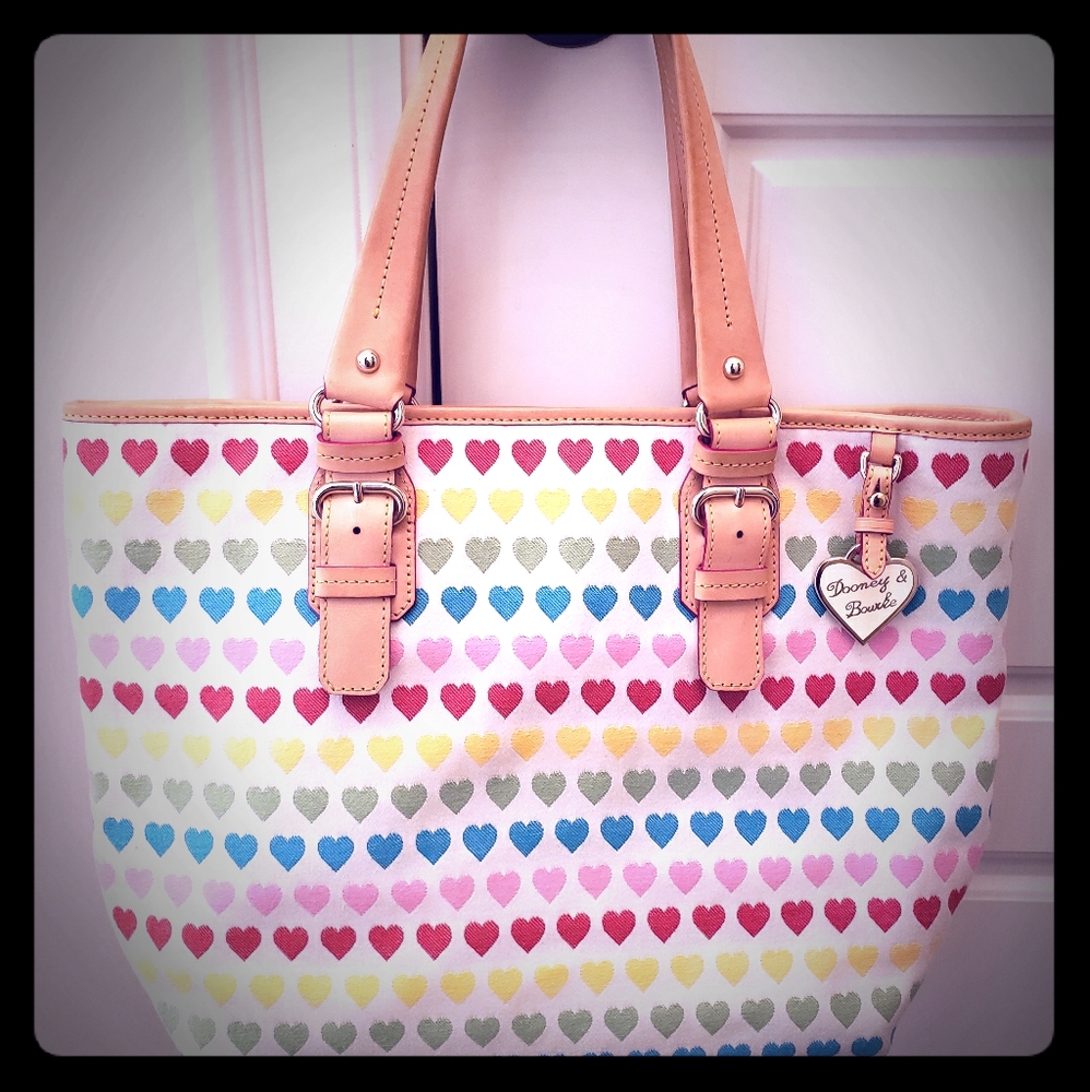 Dooney & Bourke Heart Tote - Picture 1 of 14